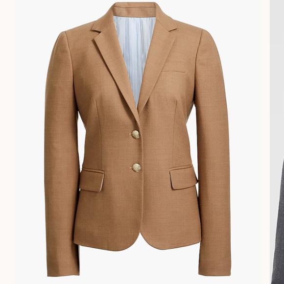 J.Crew Original Schoolboy Blazer Camel Size 4 - Picture 3 of 11